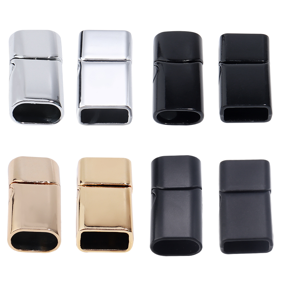 Patent Leather Shine - 5 stuks legering magnetische sluitingen ronde