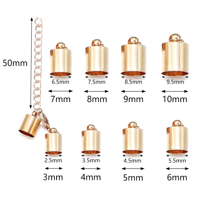 10Sets Lederen Koord Eindkappe - Patent Leather Shine recensie en prijs