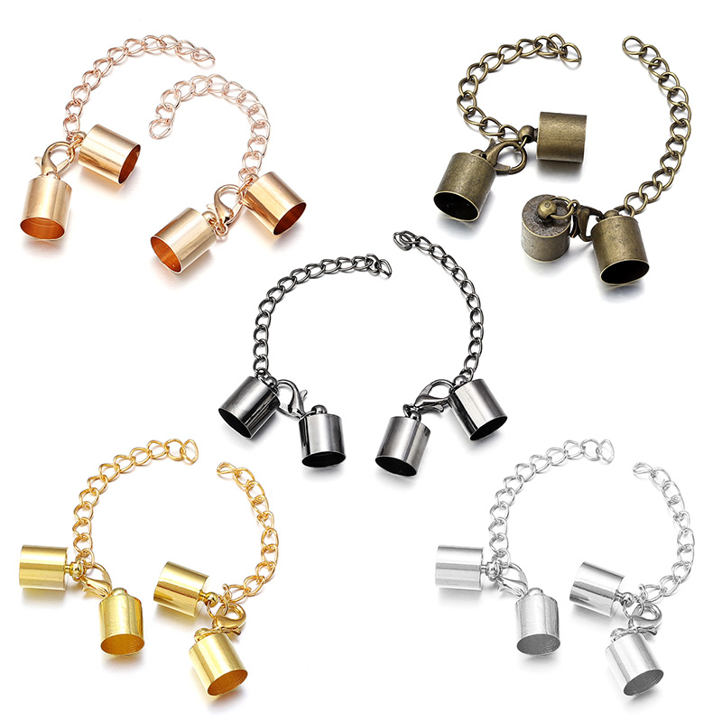 10Sets Lederen Koord Eindkappe - Patent Leather Shine recensie en prijs